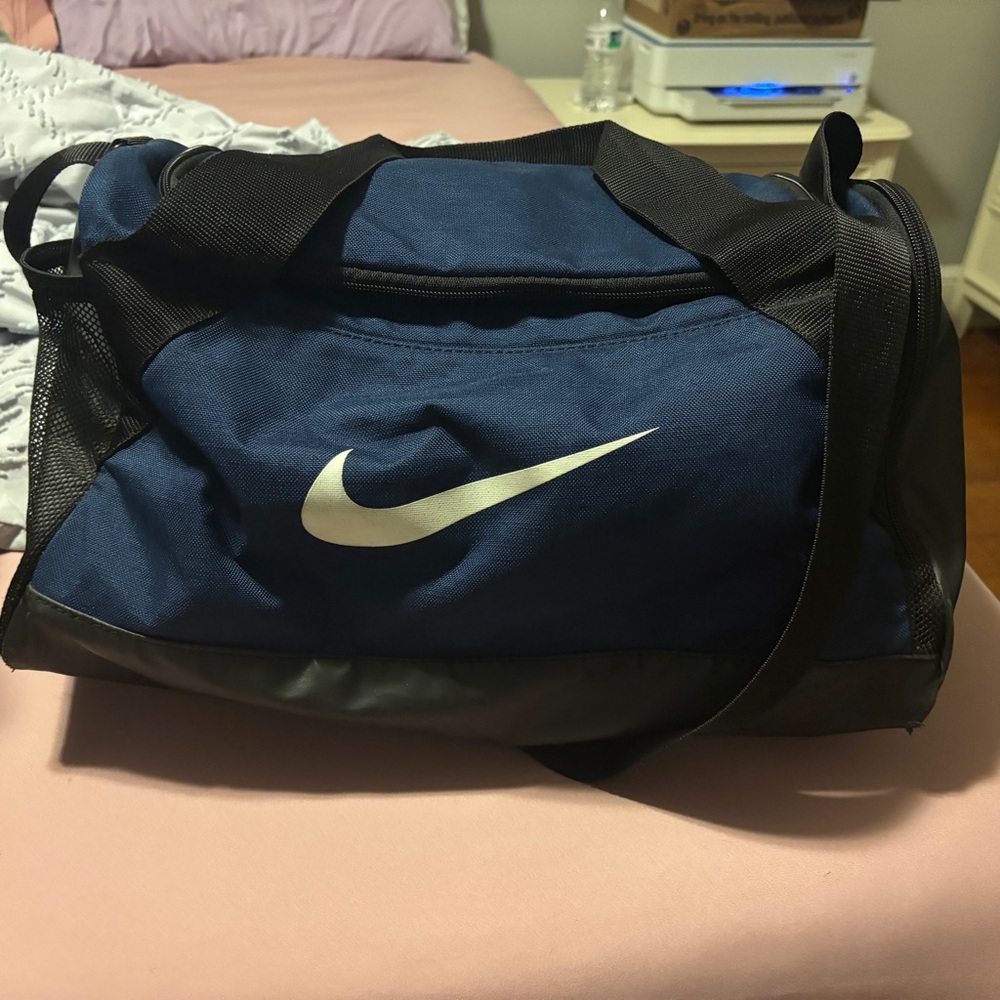 Nike Navy and Black Men's Duffel Bag